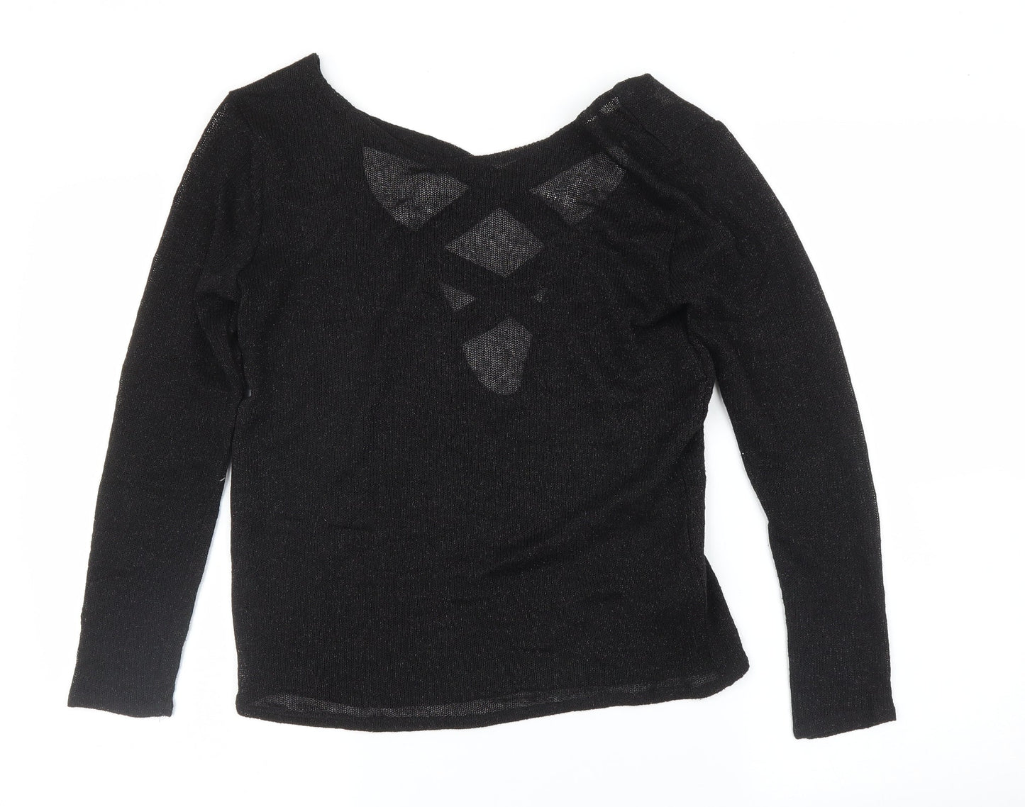 H&M Womens Black   Pullover Jumper Size XS