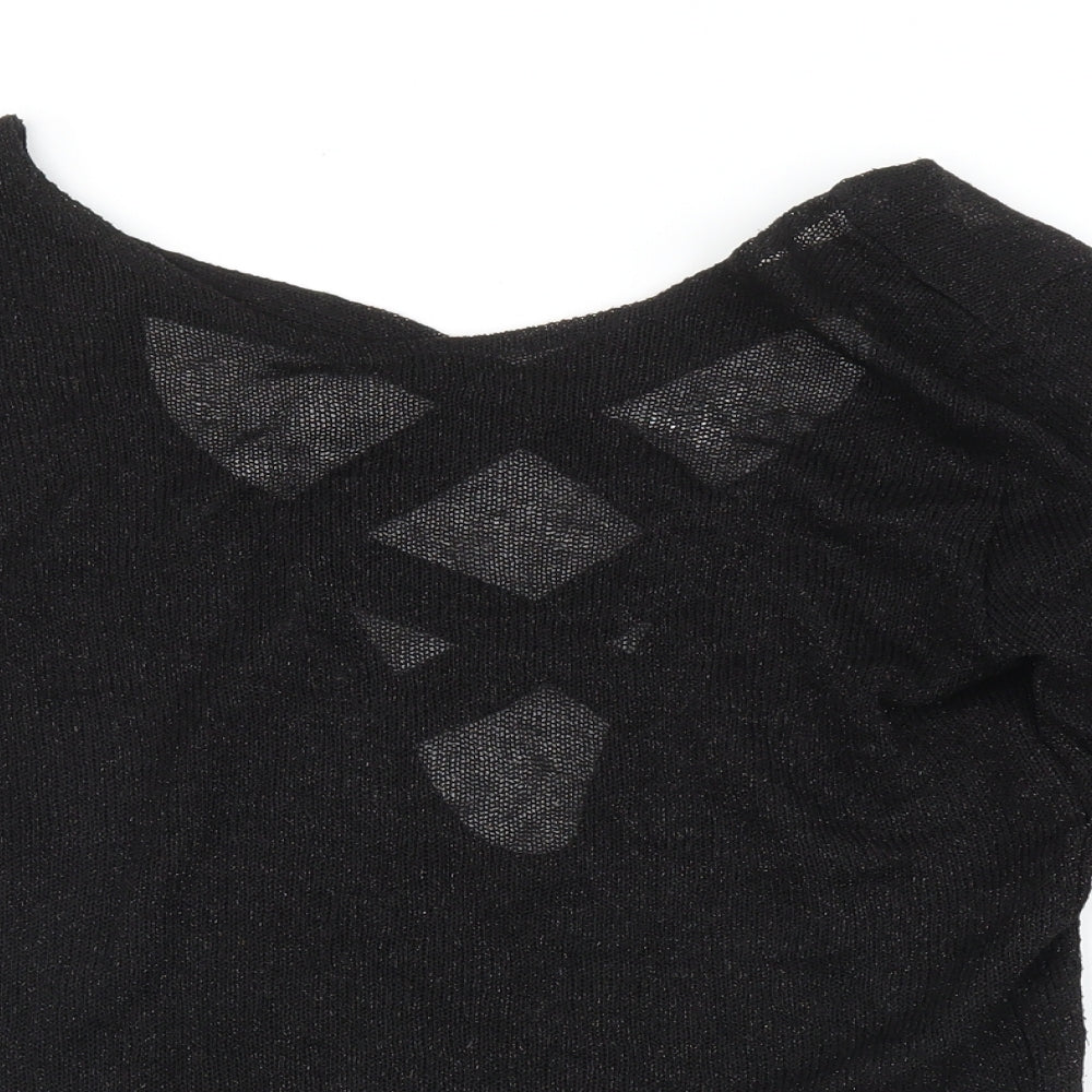 H&M Womens Black   Pullover Jumper Size XS