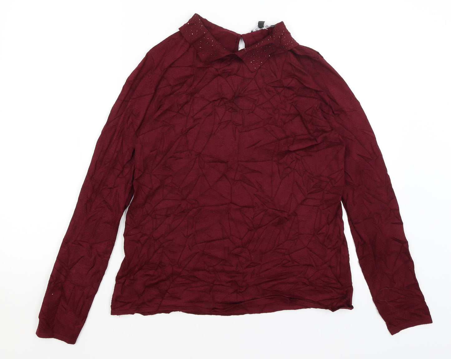 Bonmarche Womens Red   Basic T-Shirt Size 12