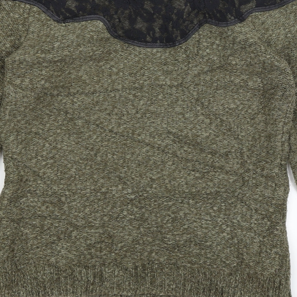 Revelation Womens Green   Pullover Jumper Size XS