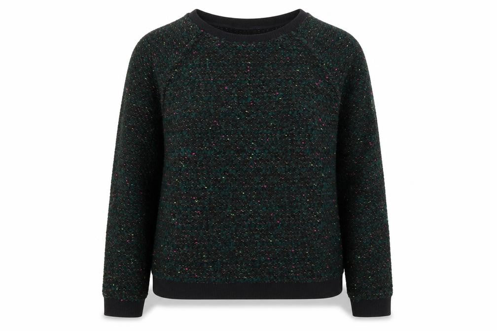 Front view of Cooperative women’s green jumper, size L