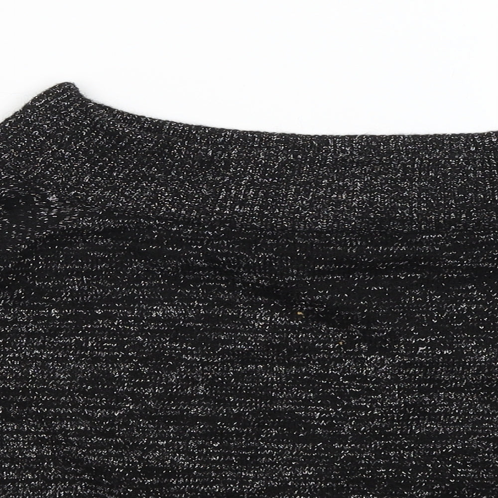 Divided Womens Black   Pullover Jumper Size M