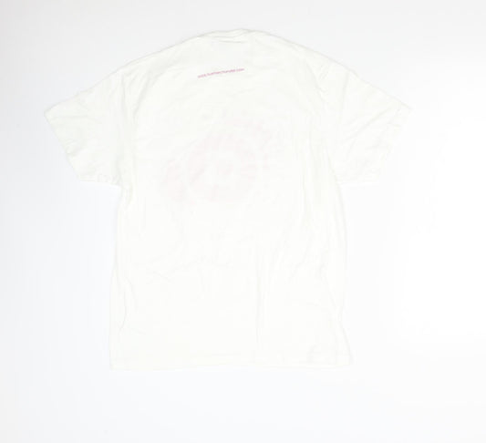 Star World Womens White   Basic T-Shirt Size M  - Addictive Merchandise