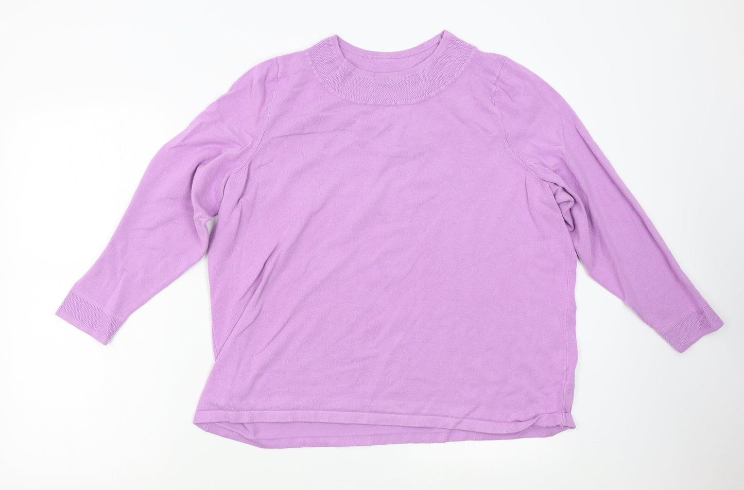 Preworn Womens Purple   Pullover Jumper Size L