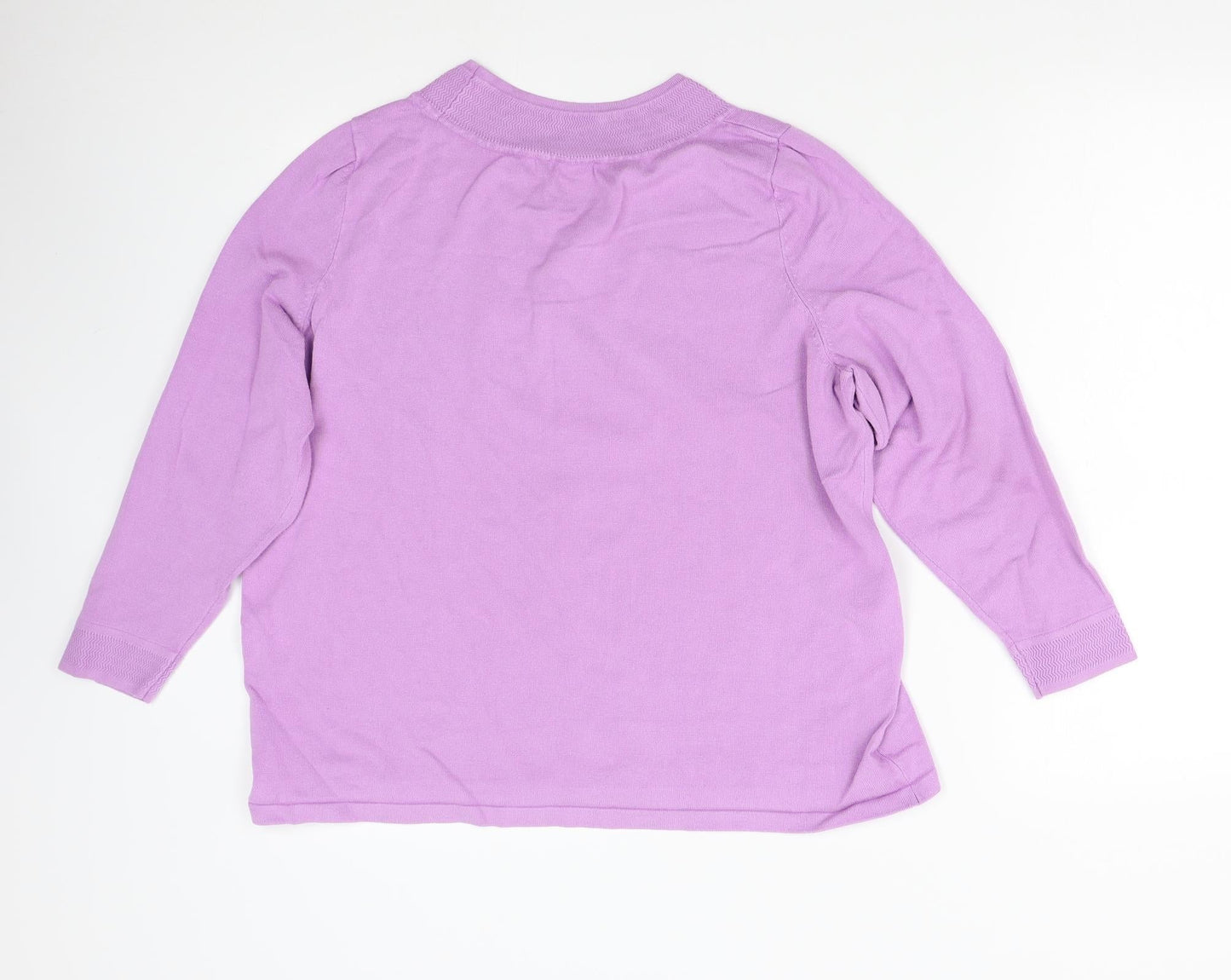 Preworn Womens Purple   Pullover Jumper Size L