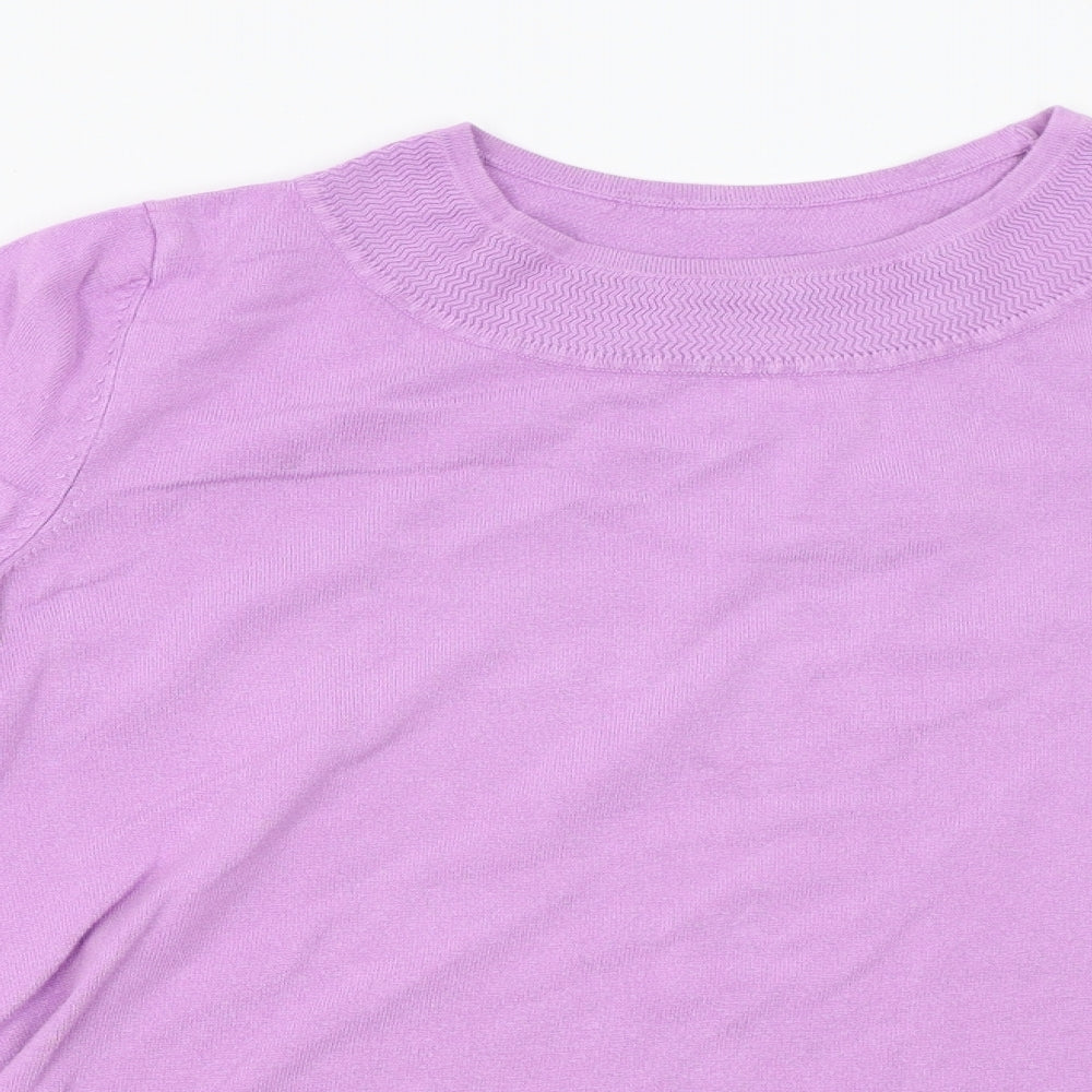 Preworn Womens Purple   Pullover Jumper Size L