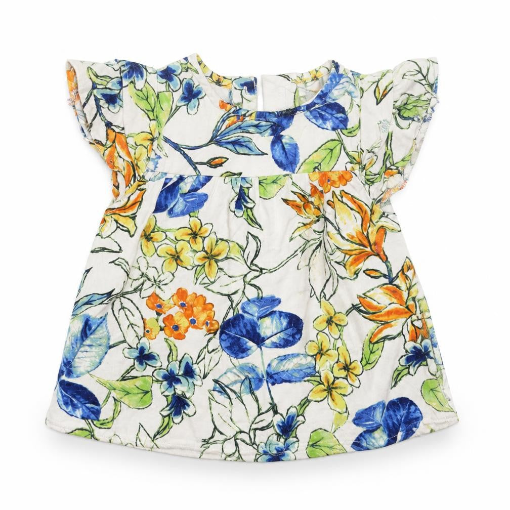 Nutmeg Girls Multicoloured Floral  Basic Blouse Size 18-24 Months