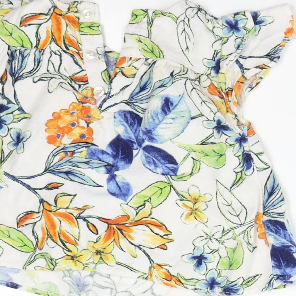 Nutmeg Girls Multicoloured Floral  Basic Blouse Size 18-24 Months