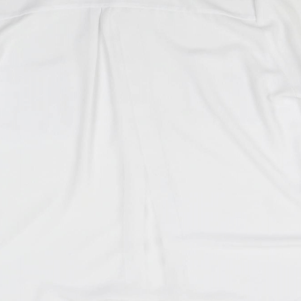 Preworn Womens White   Basic Blouse Size L
