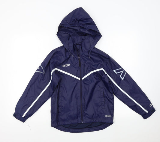 Mitre Boys Blue   Anorak Jacket Size S