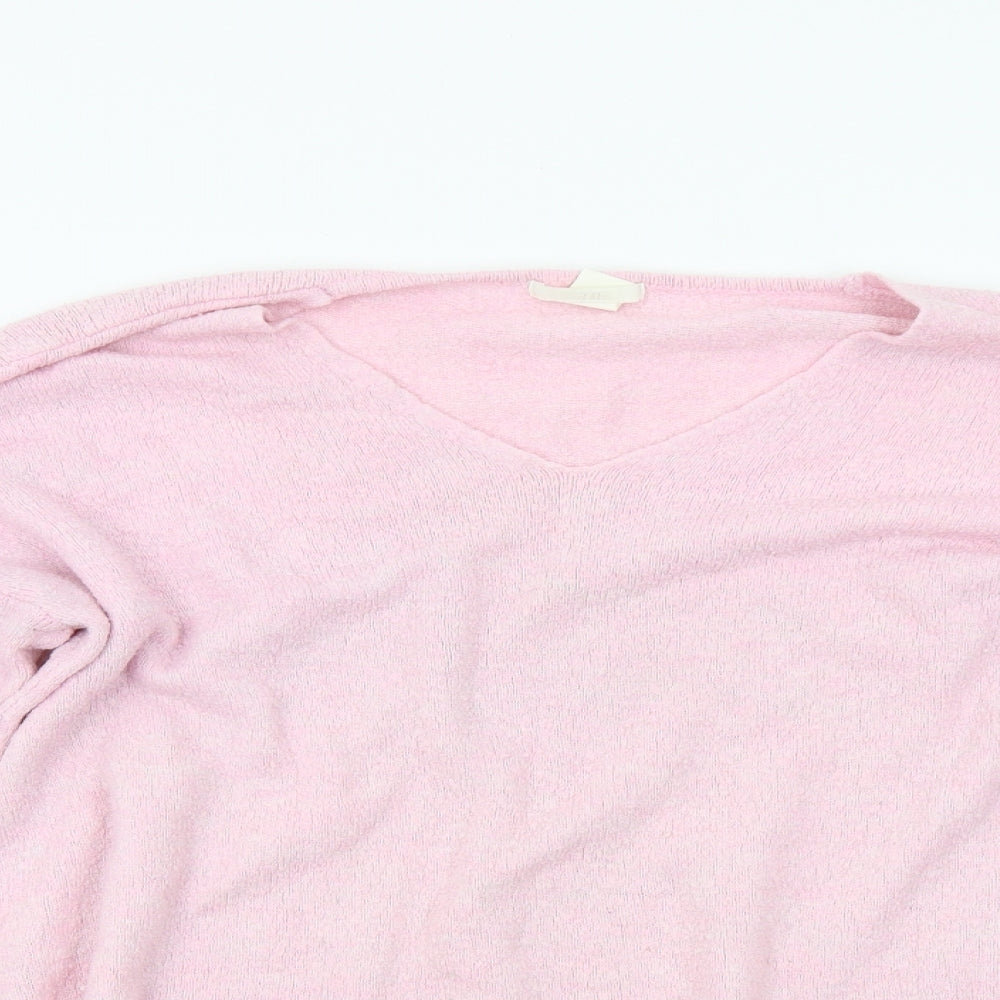 H&M Womens Pink   Pullover Jumper Size M