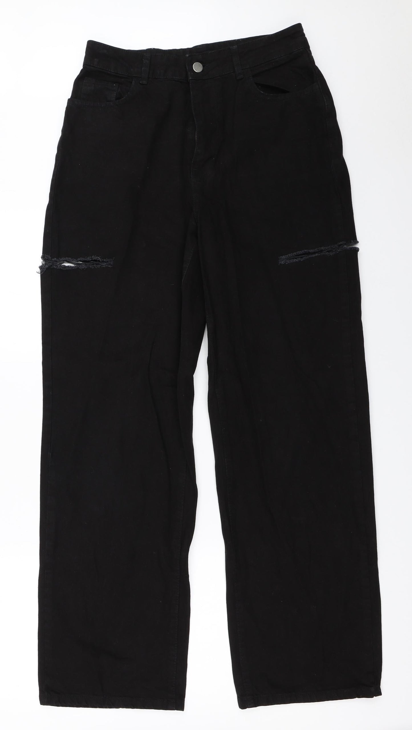 Preworn Womens Black   Straight Jeans Size 28 in L31 in