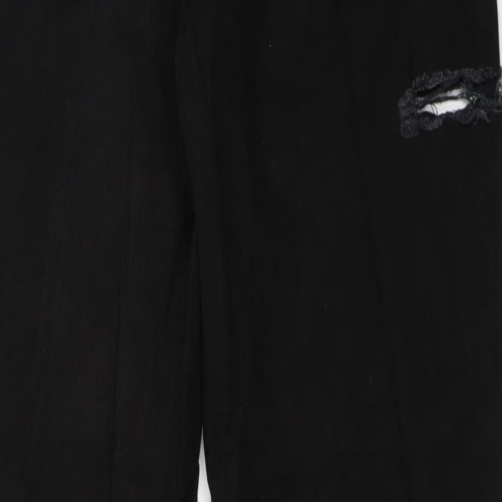 Preworn Womens Black   Straight Jeans Size 28 in L31 in
