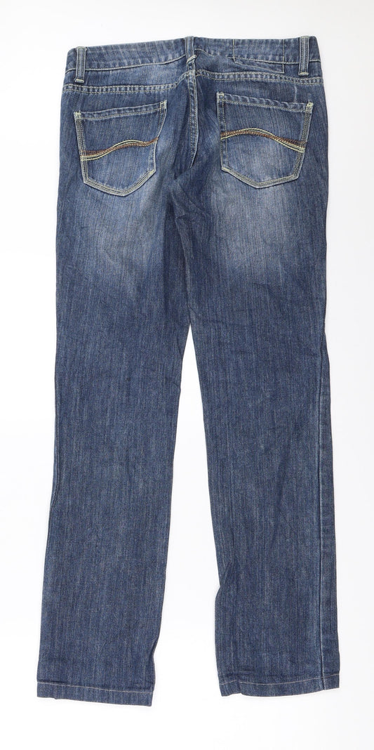 United Colors of Benetton Womens Blue   Straight Jeans Size 40 L30.5 in
