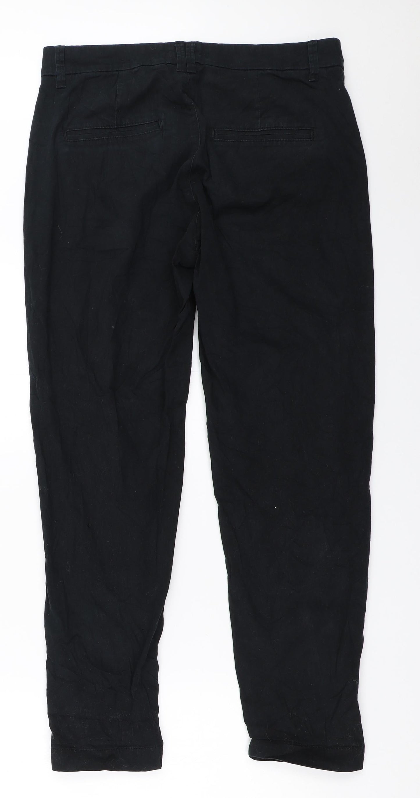 Lindex Womens Black   Chino Trousers Size 36 L27 in