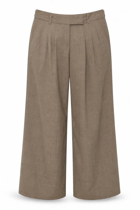 Vera Moda Womens Brown   Trousers  Size 38 L30 in