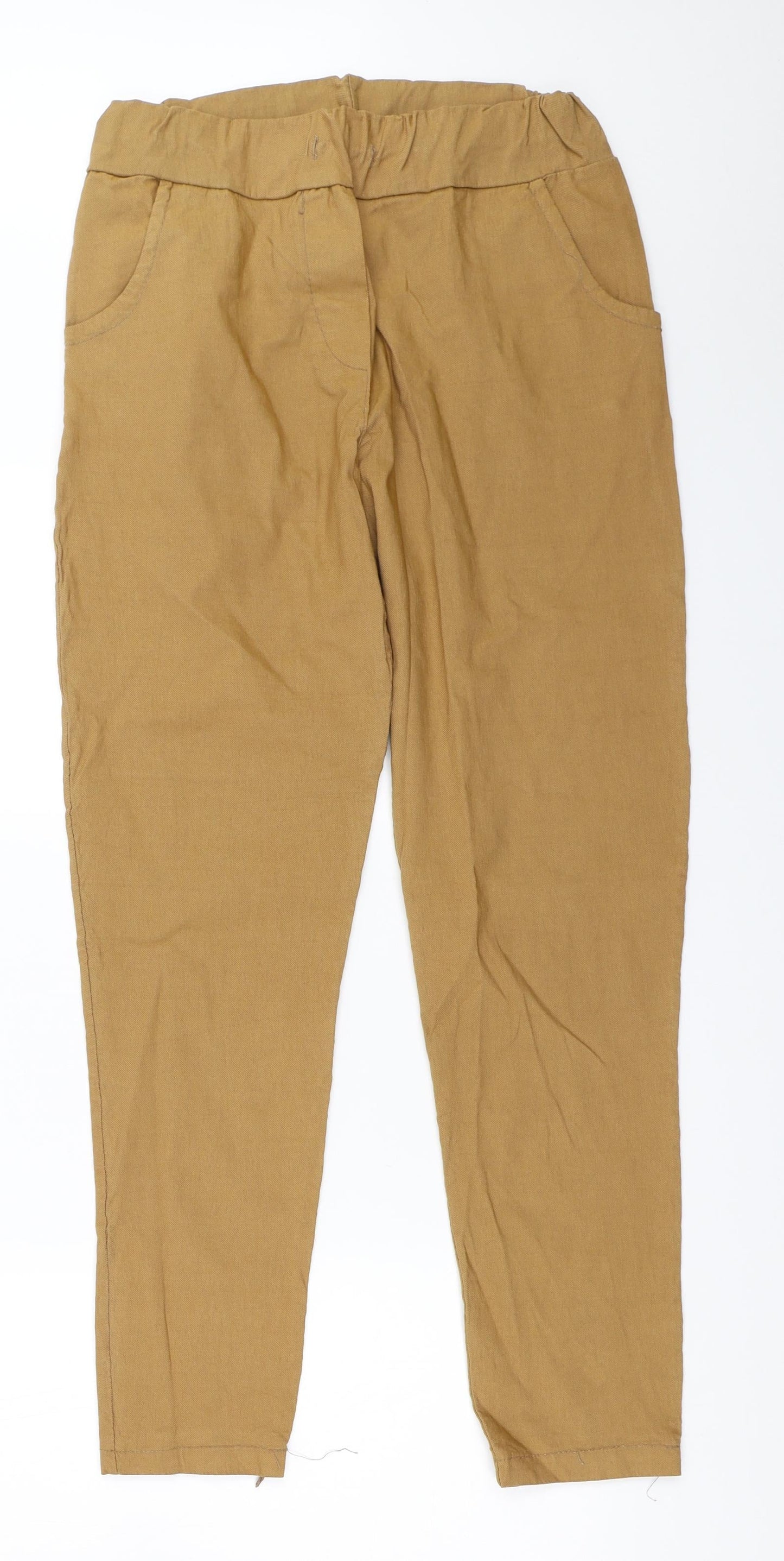 Preworn Womens Beige   Trousers  Size 28 in L27.5 in