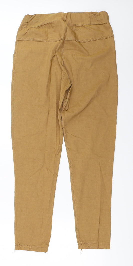 Preworn Womens Beige   Trousers  Size 28 in L27.5 in