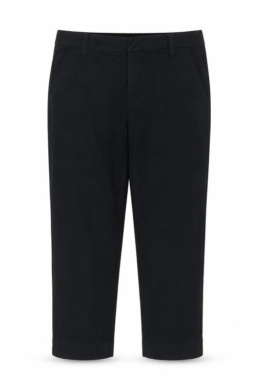 H&M Womens Black   Capri Trousers Size 44 L25 in