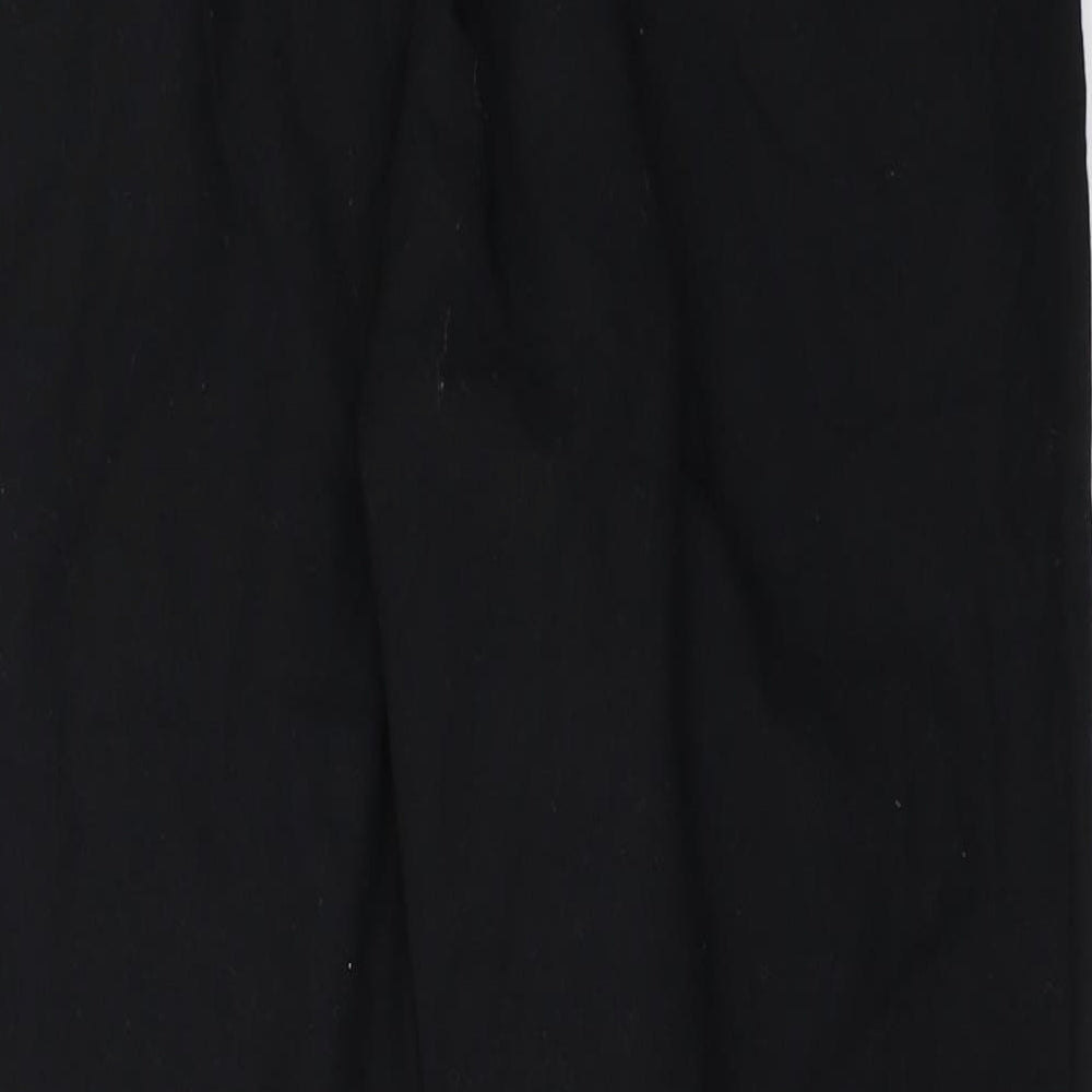 H&M Womens Black   Capri Trousers Size 44 L25 in