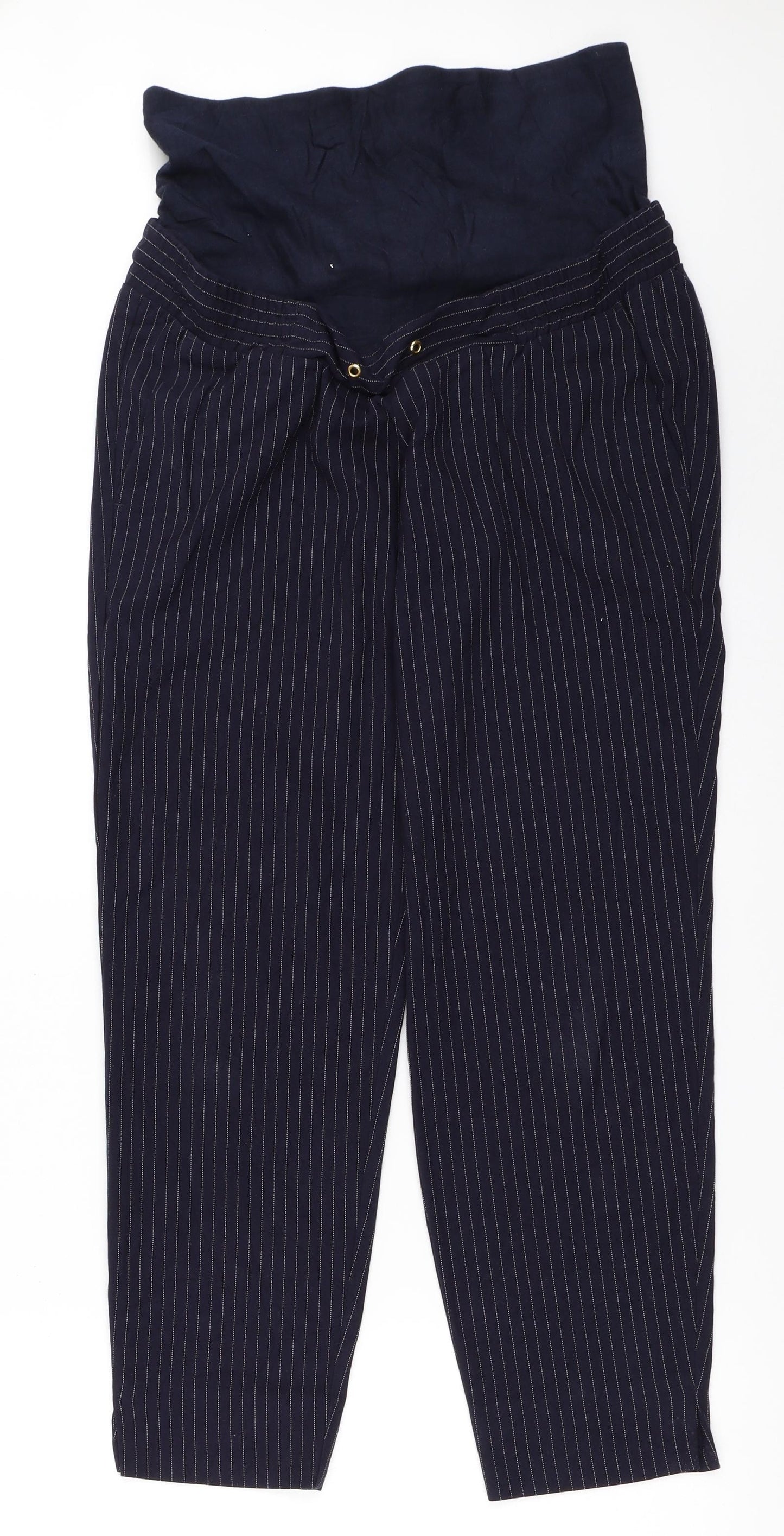 H&M Womens Blue   Trousers  Size 36 L27 in