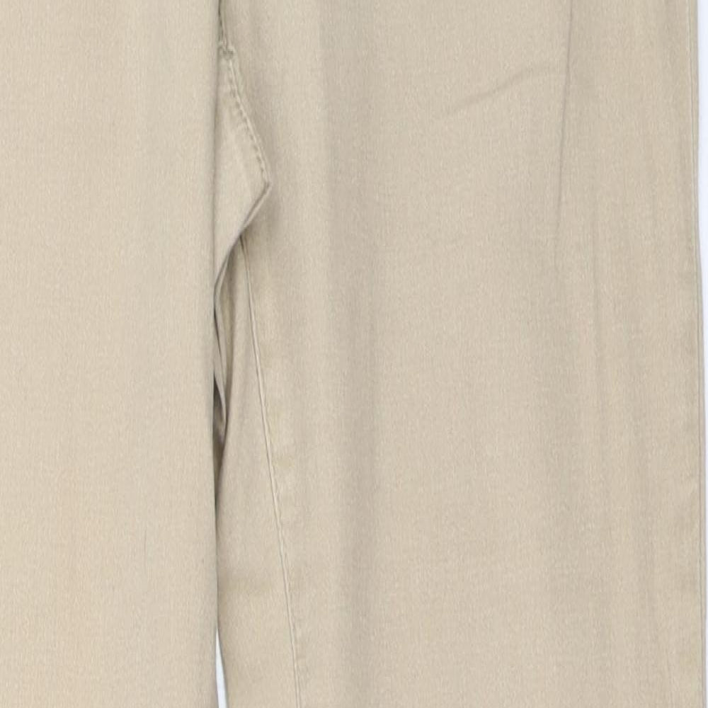 H&M Womens Beige   Capri Trousers Size 28 in L29.5 in