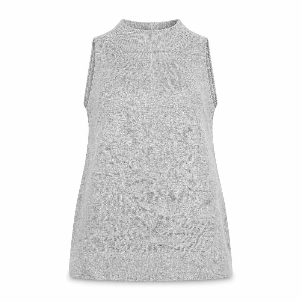 Topshop Womens Grey   Henley Jumper Size S