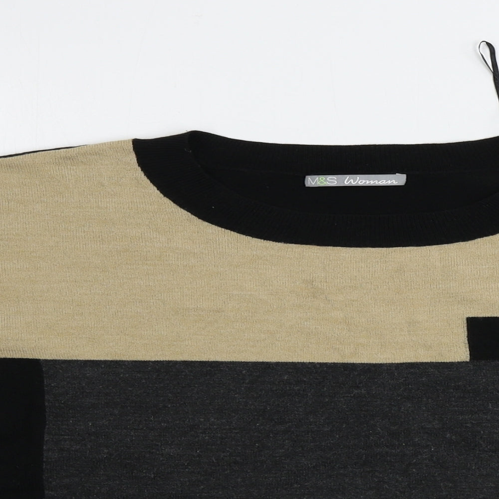 Marks and Spencer  Womens Beige   Pullover Jumper Size 12