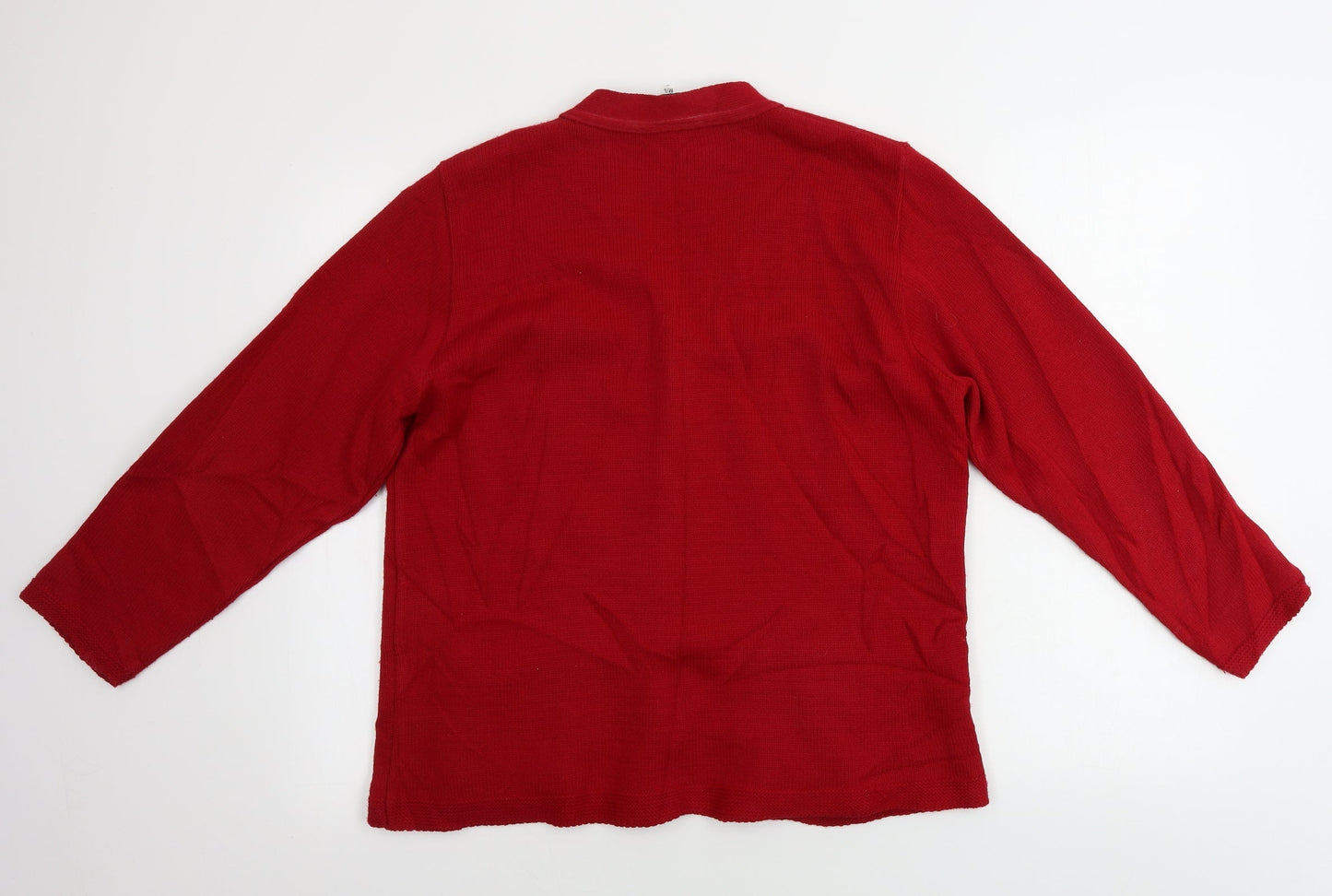 Florida Womens Red   Cardigan Jumper Size M