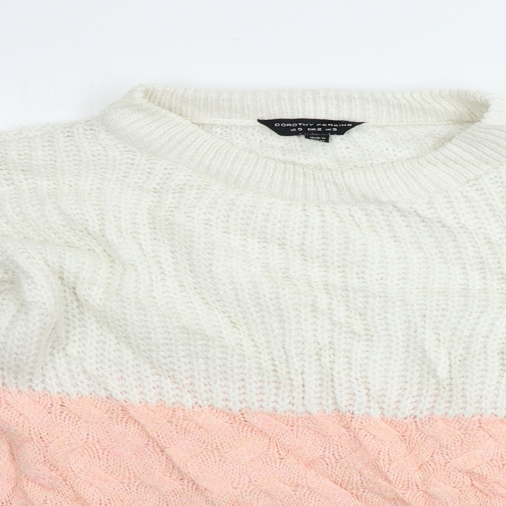 Dorothy Perkins  Womens Pink   Pullover Jumper Size S
