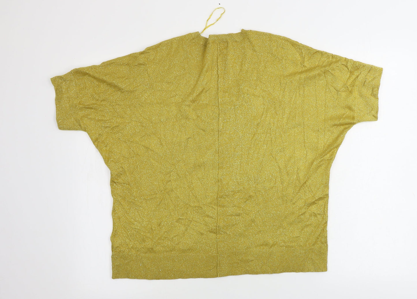 F&F  Womens Yellow   Pullover Jumper Size 8