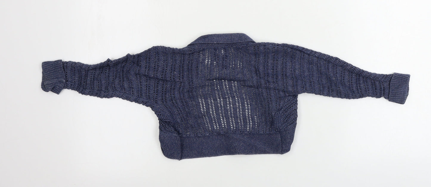 Gap  Girls Blue   Cardigan Jumper Size 18-24 Months