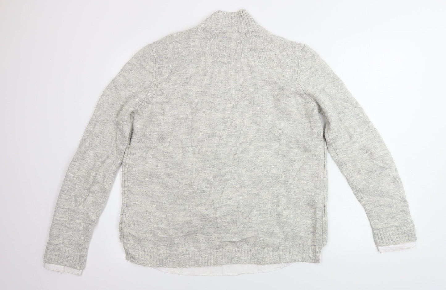 Papaya  Womens Grey   Pullover Jumper Size L
