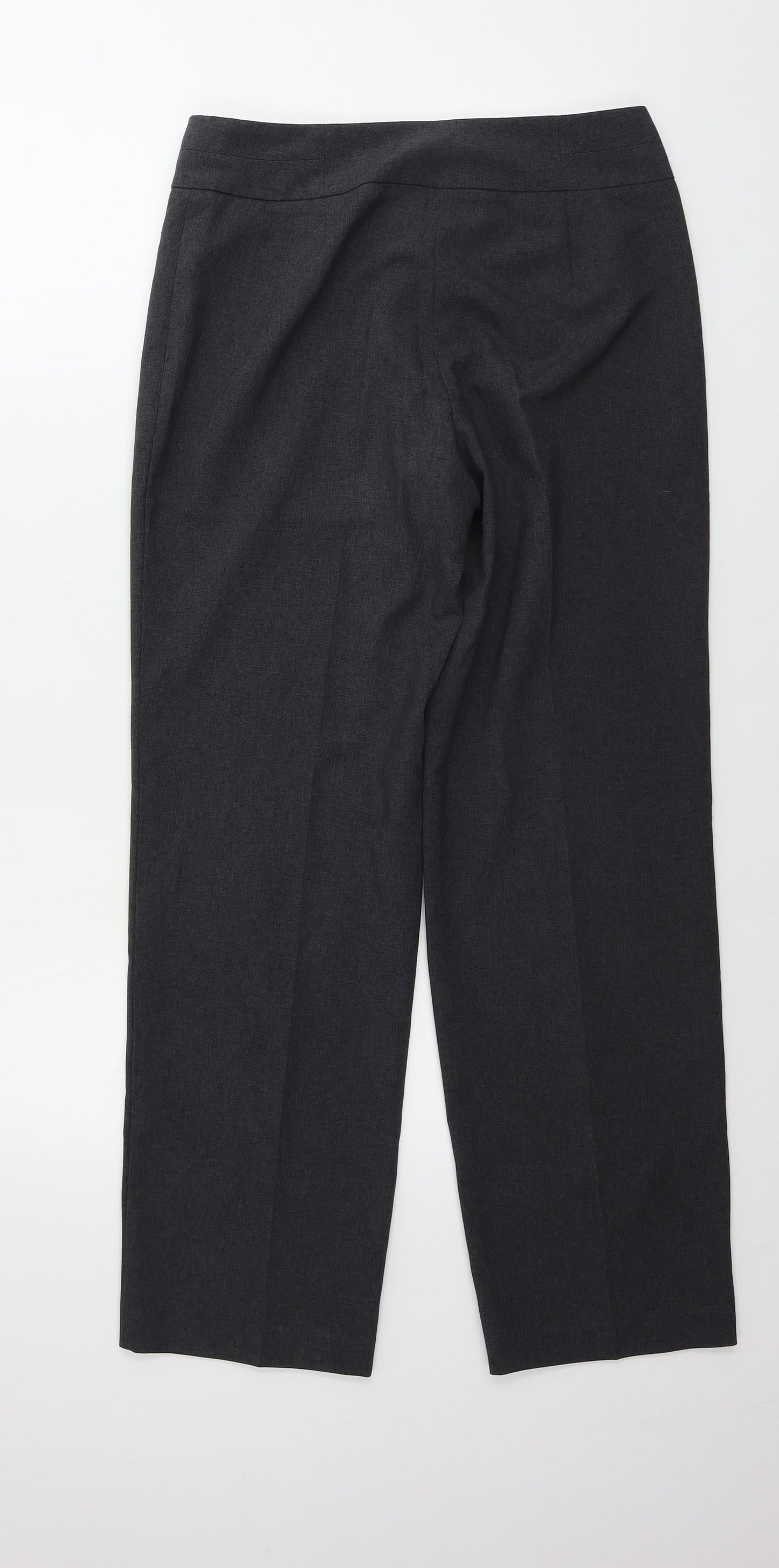 Marks and Spencer  Womens Grey   Trousers  Size 10 L28 in