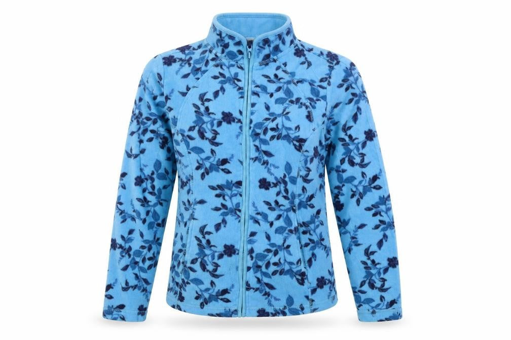 Tu Womens Blue Floral  Jacket Coatigan Size 10