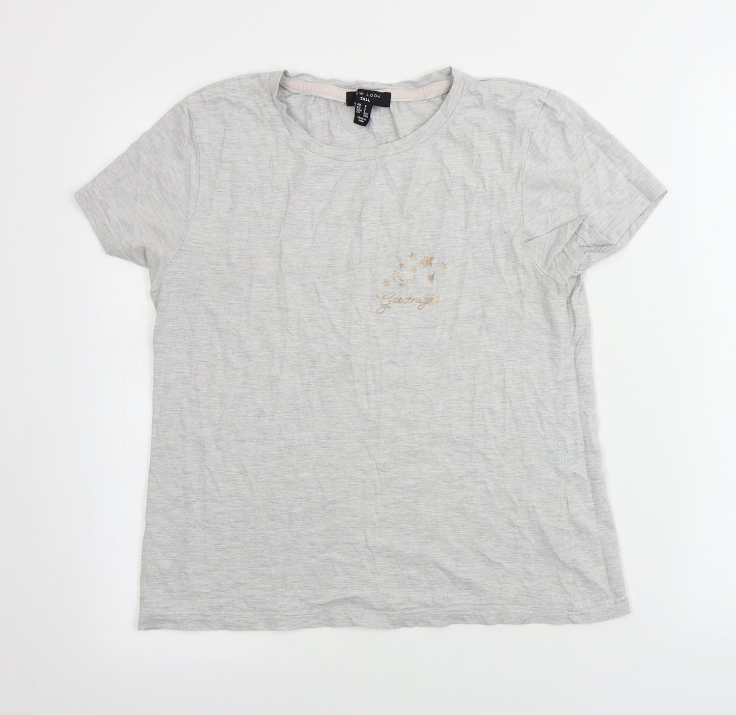 New Look  Womens Grey   Basic T-Shirt Size S