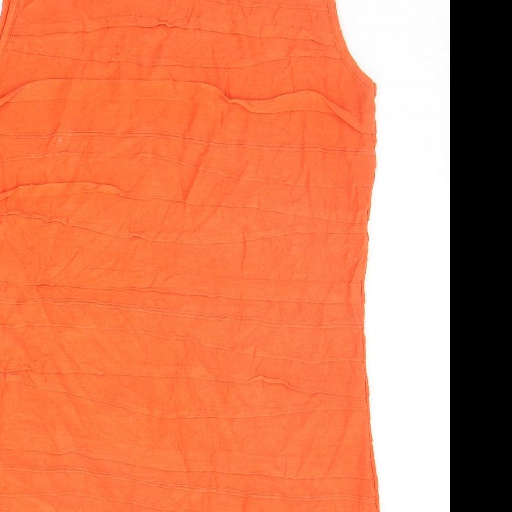 Wallis Womens Orange   Basic Tank Size 12