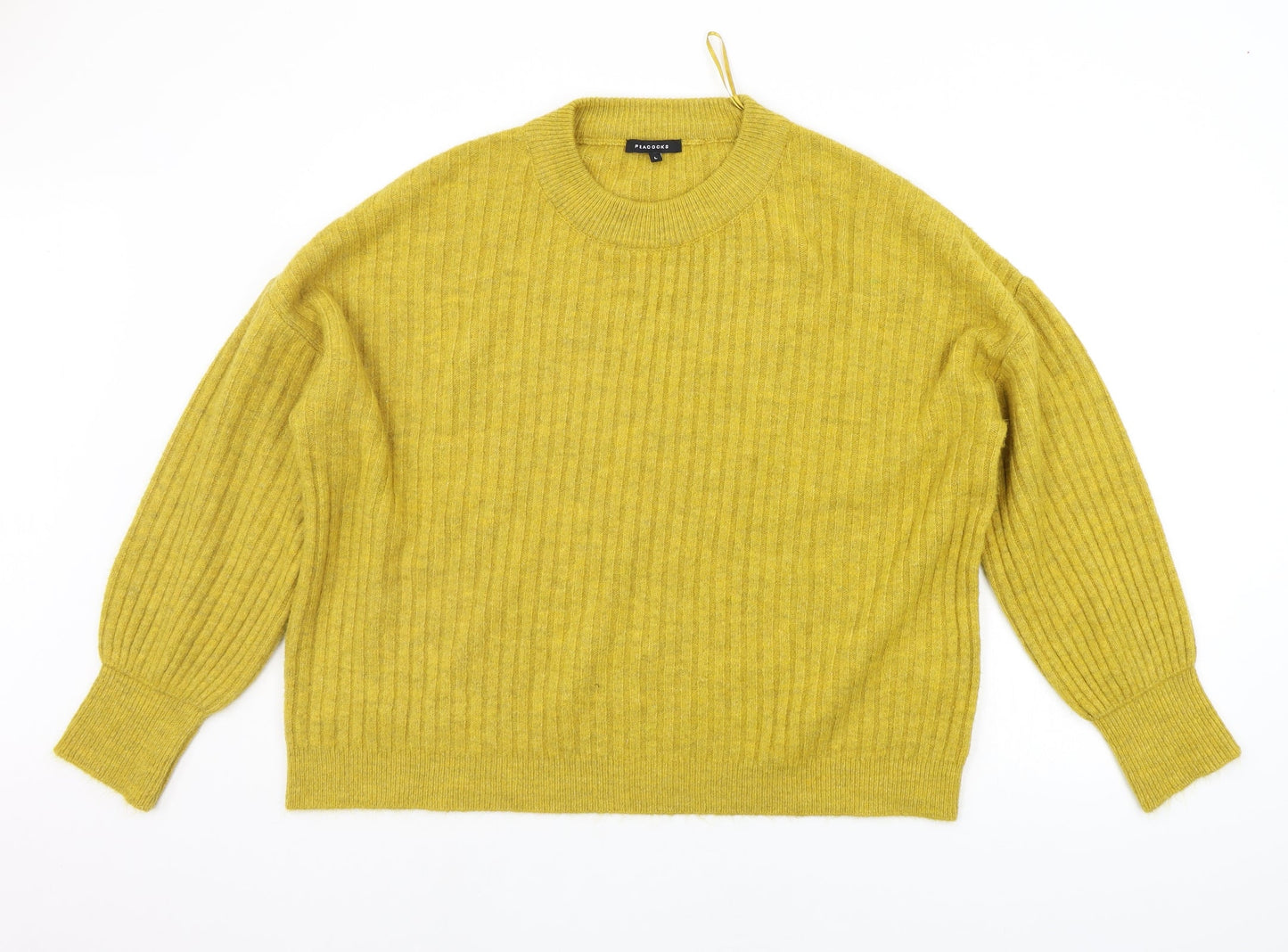Peacocks Womens Yellow   Pullover Jumper Size L