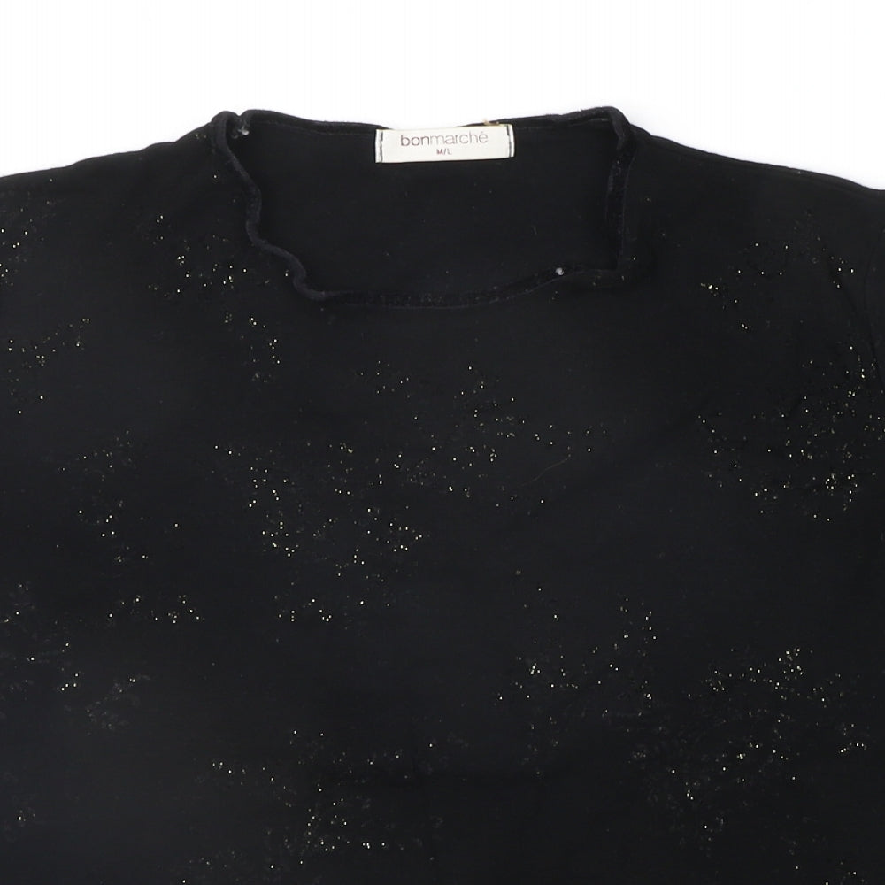 Bonmarche Womens Black   Pullover Jumper Size M