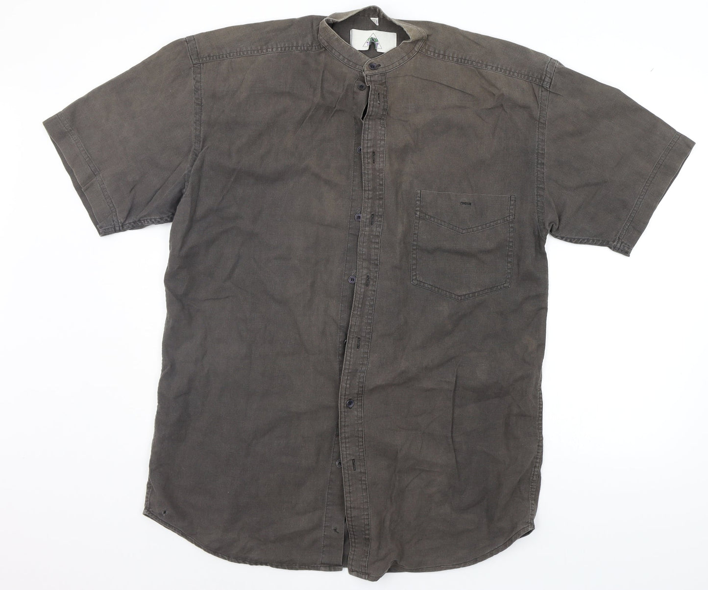 Preworn Mens Brown    Button-Up Size S