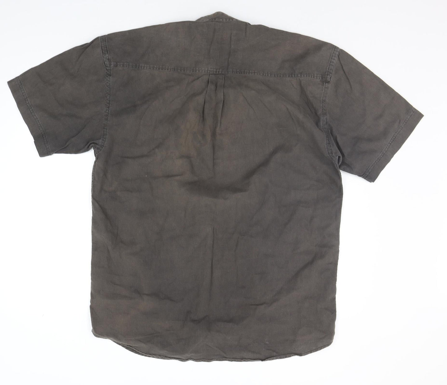 Preworn Mens Brown    Button-Up Size S