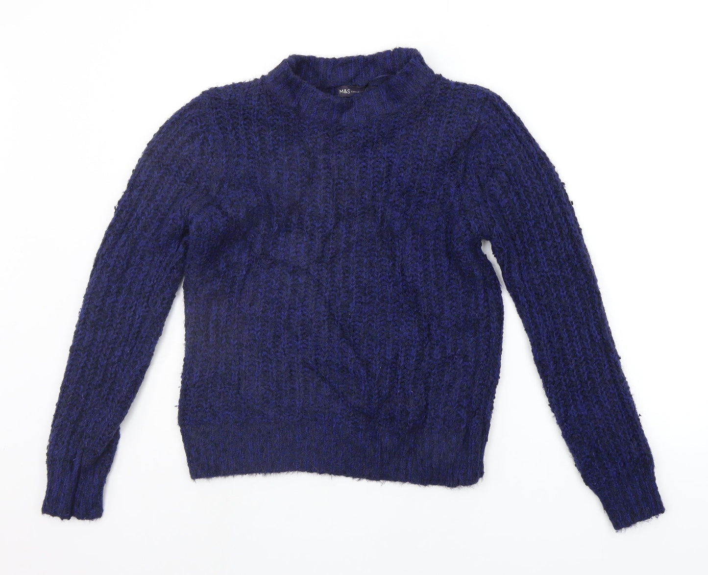 Marks and Spencer Womens Blue   Pullover Jumper Size 8