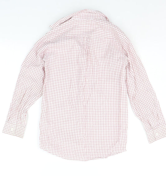 Penny Boys White Check  Basic Button-Up Size 12 Years