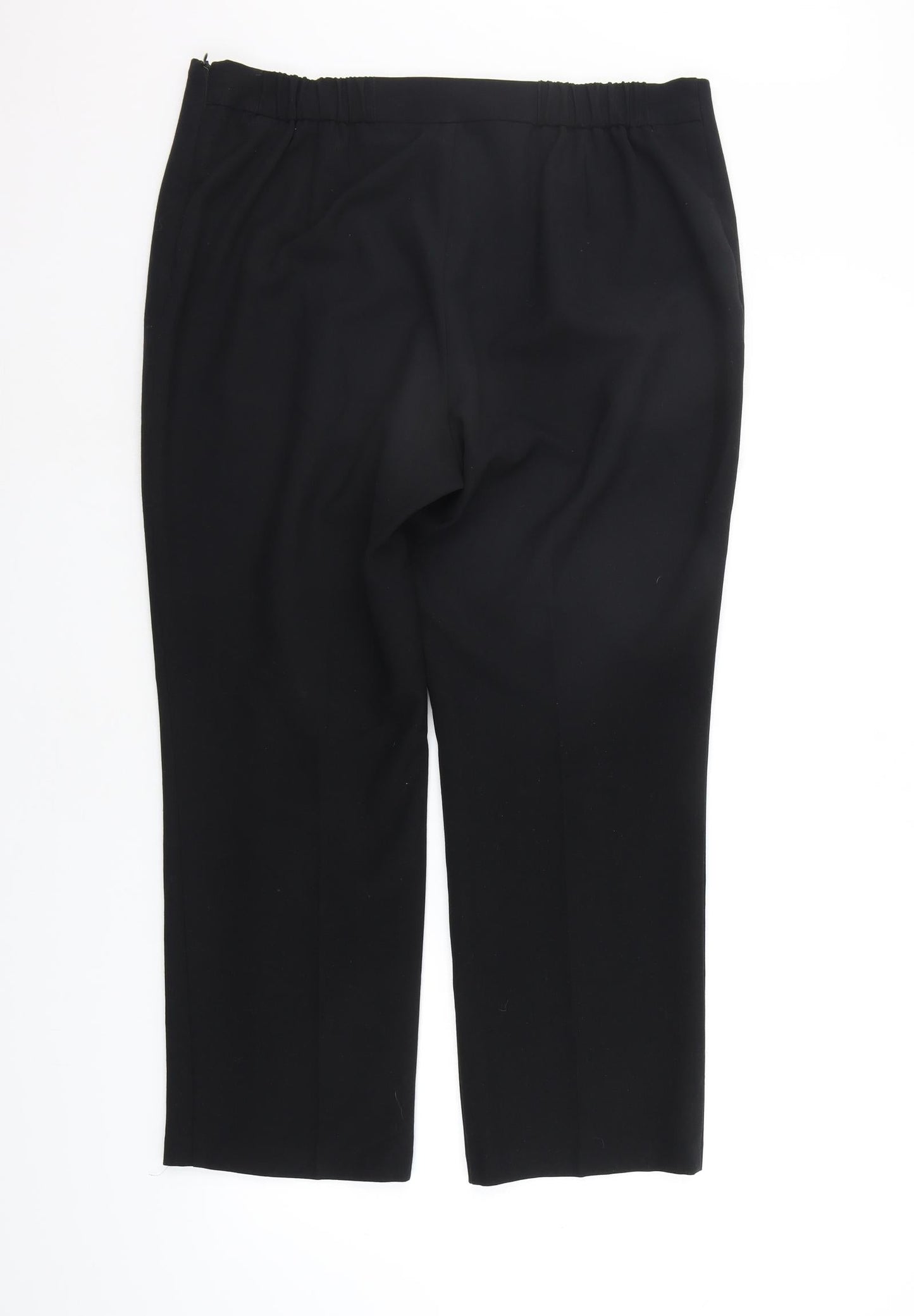 Marks and Spencer Womens Black   Trousers  Size 16 L25 in