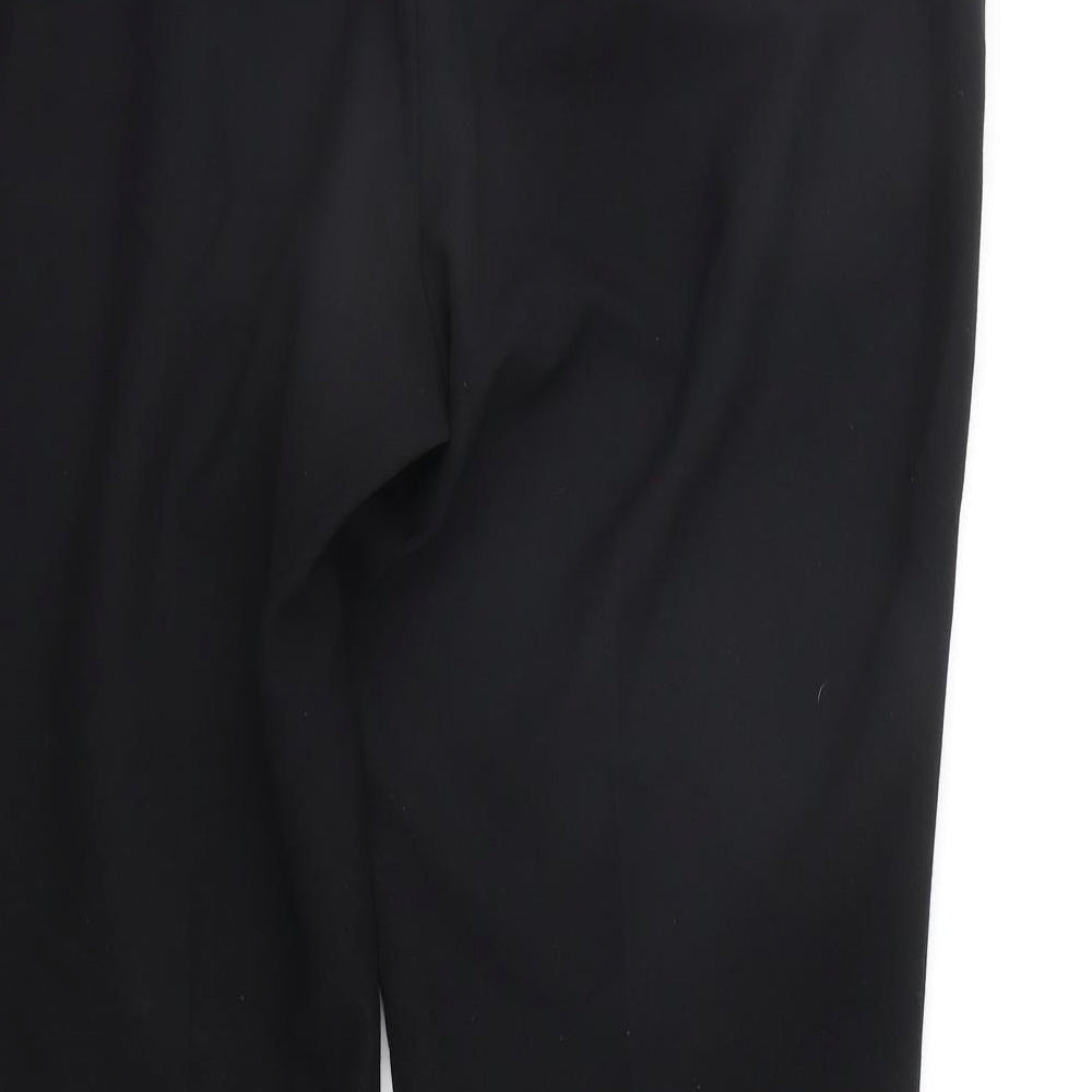 Marks and Spencer Womens Black   Trousers  Size 16 L25 in