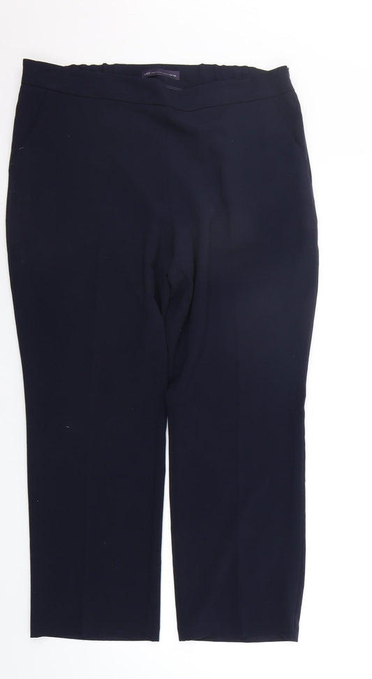 Marks and Spencer Womens Blue   Trousers  Size 16 L26 in