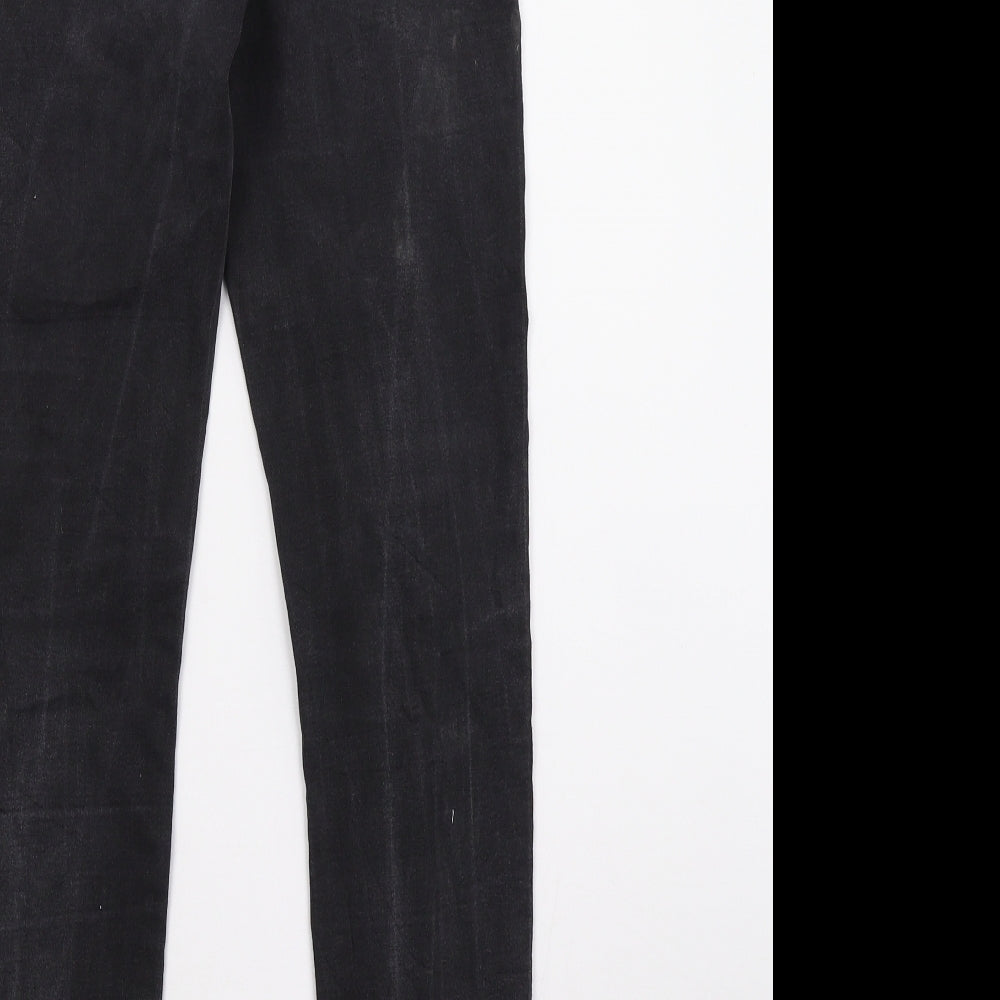 Primark Womens Black  Denim Skinny Jeans Size 8 L30 in