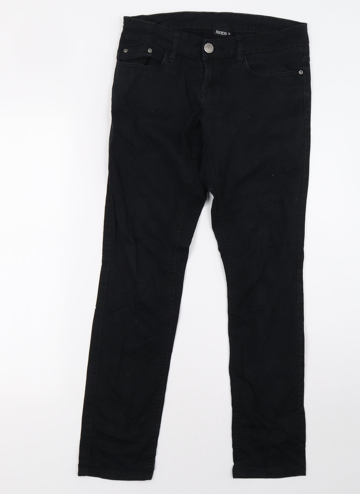 Janina Womens Black   Trousers  Size 12 L31 in