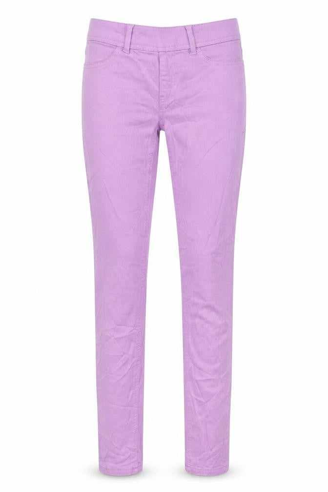 ever me Womens Purple  Denim Jegging Trousers Size 10 L30 in