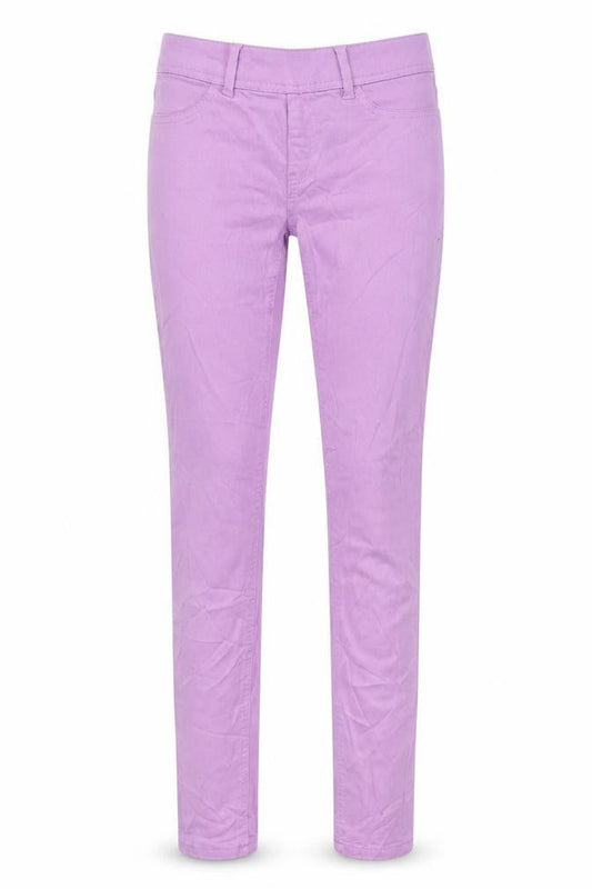 ever me Womens Purple  Denim Jegging Trousers Size 10 L30 in
